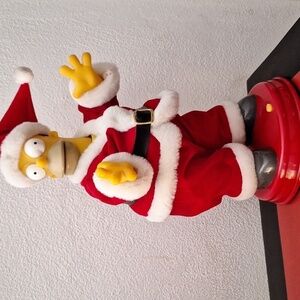 Dancing Homer Simpson Santa Claus doll